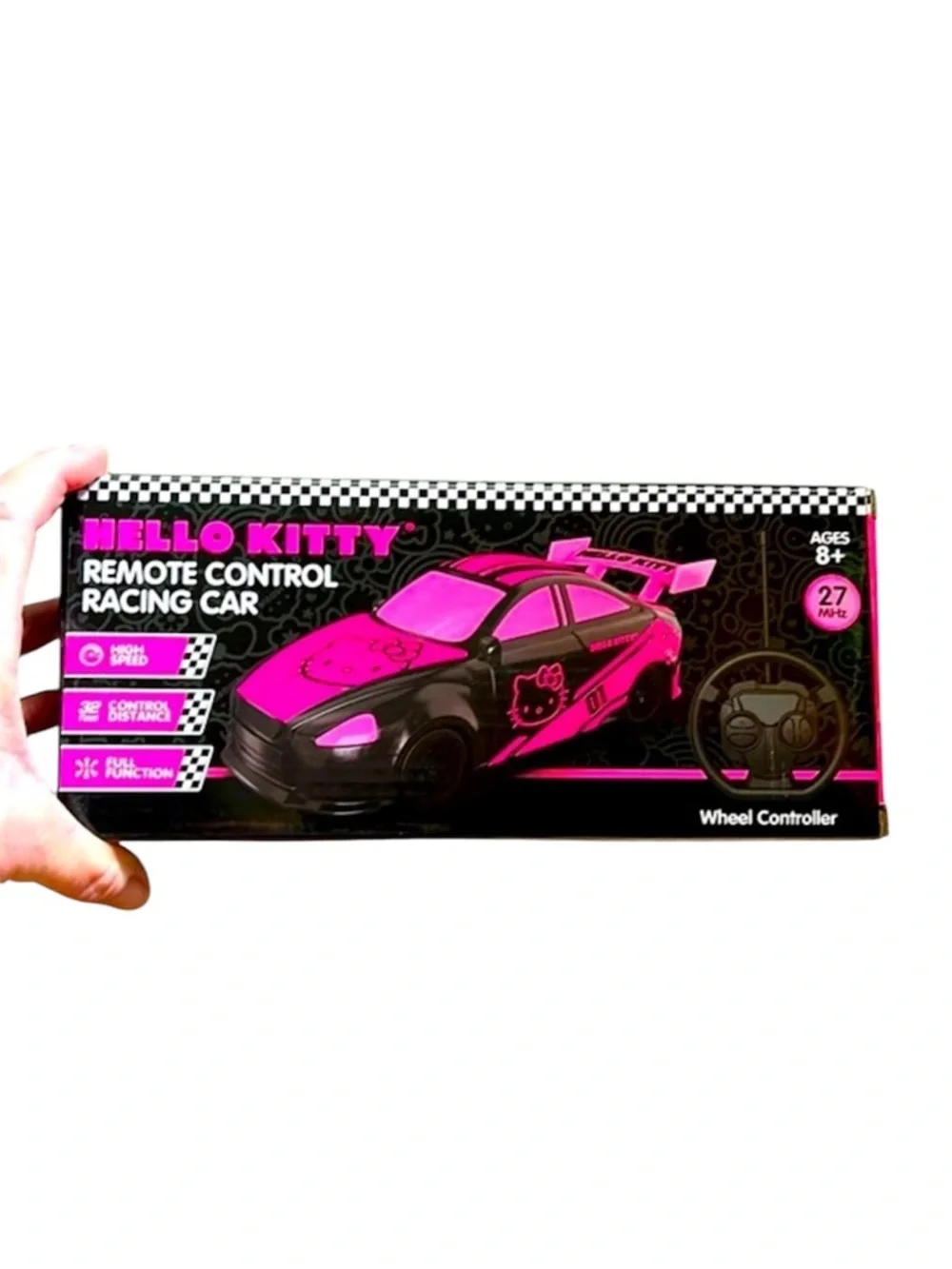 Sanrio Hello Kitty RC Racing Car Pink Black Remote Control Toy Vehicle New K